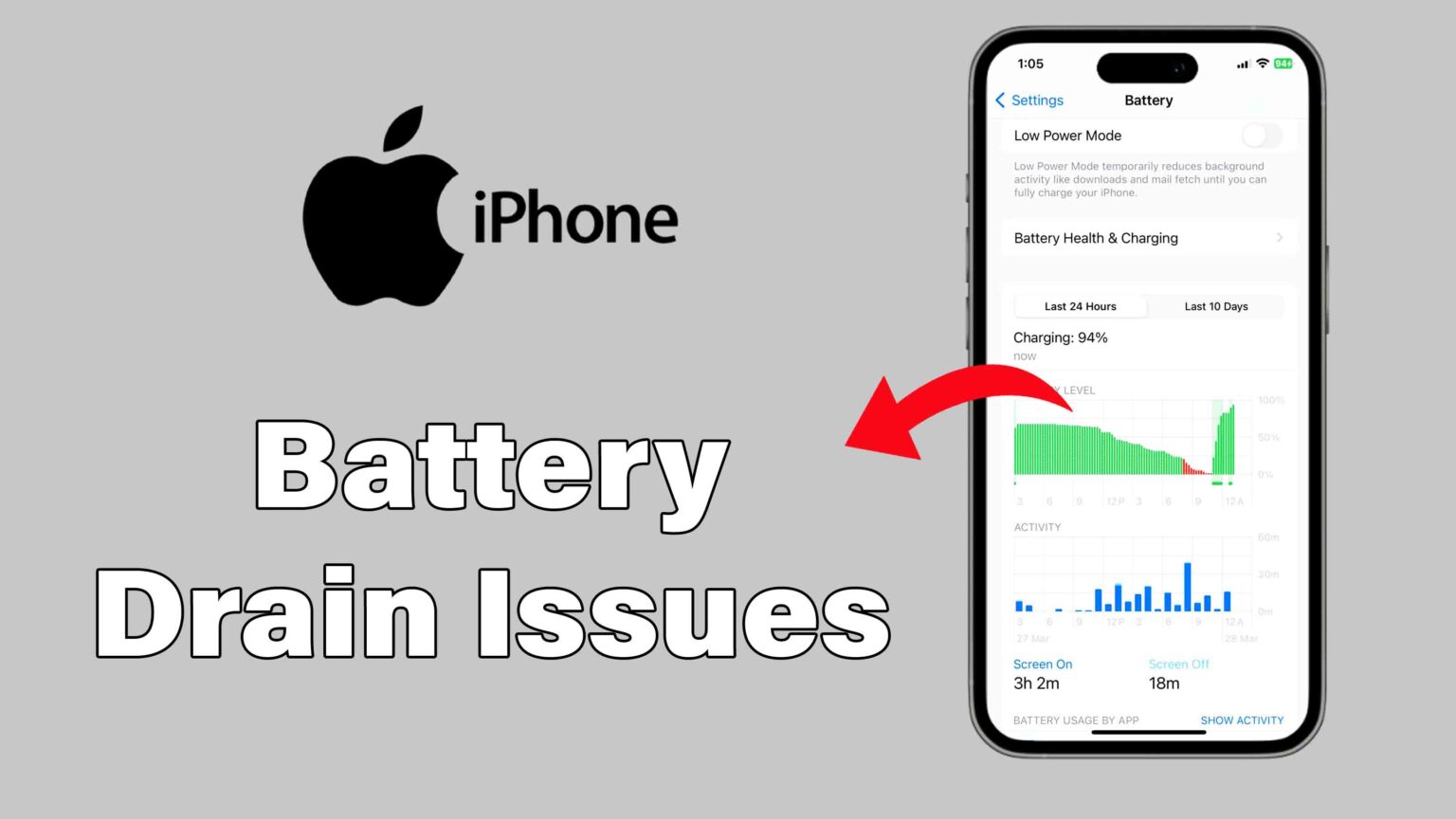 Fix iPhone Battery Draining