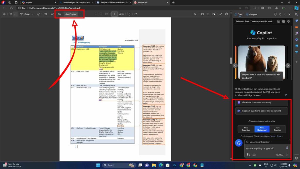 Open PDF Files Using Microsoft Edge