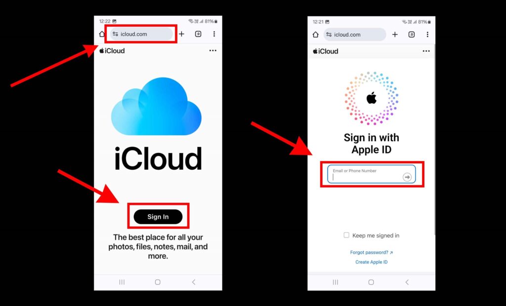 How to Locate your iPhone using an Android device