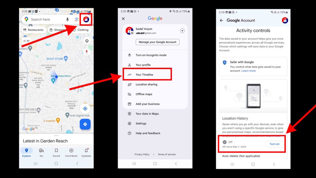 Locate your iPhone using Google Maps